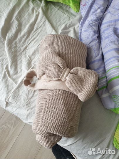 Конверт одеяло на выписку весна осень