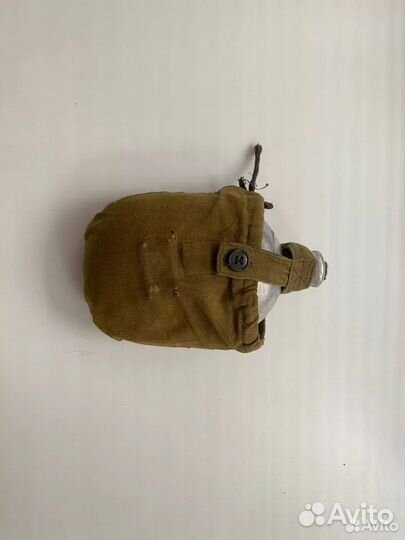 Алюминиевая фляжка с чехлом армейская