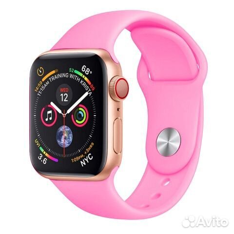 Ремешок для Apple Watch 42/44mm (светло-розовый)