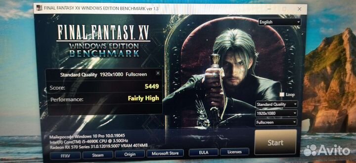 Видеокарта asus RX470 4G