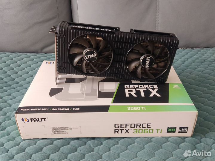 Видеокарта RTX 3060 ti Palit dual