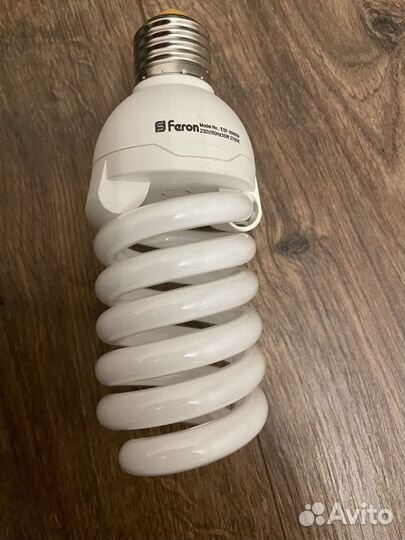 Лампа энергосберегающая 35Вт Е27 2700К теплый свет