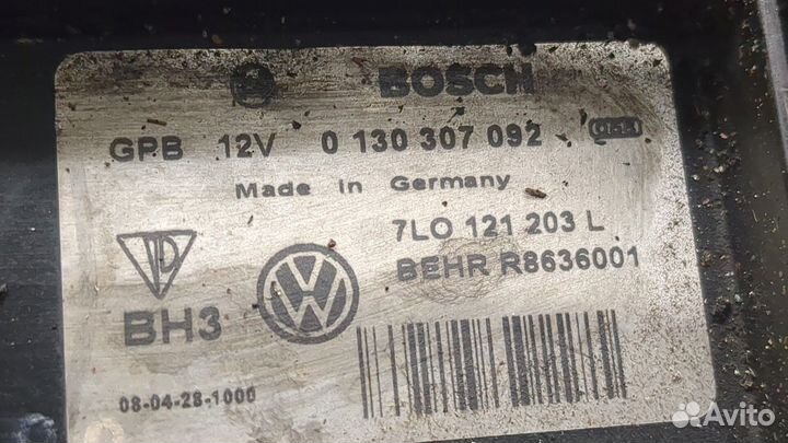 Вентилятор радиатора Volkswagen Touareg, 2008