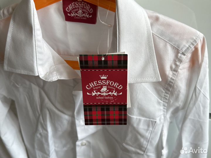 Рубашка белая для мальчика, новая