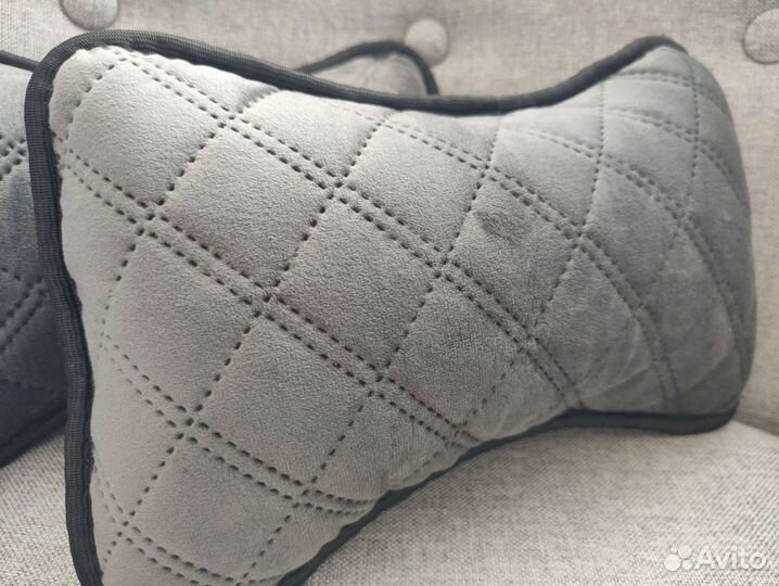 Подушки 2шт на подголовник в авто