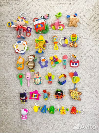 Игрушки пакетом от 0–1,5 лет