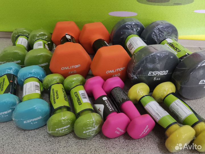 Гантели неопреновые