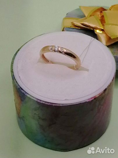 Кольцо с бриллиантами золото (арт. кк 86510)
