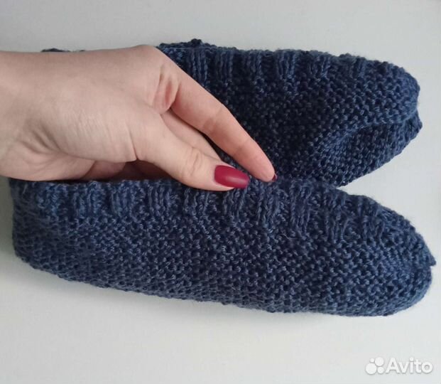Носки вязаные, следки вязаные