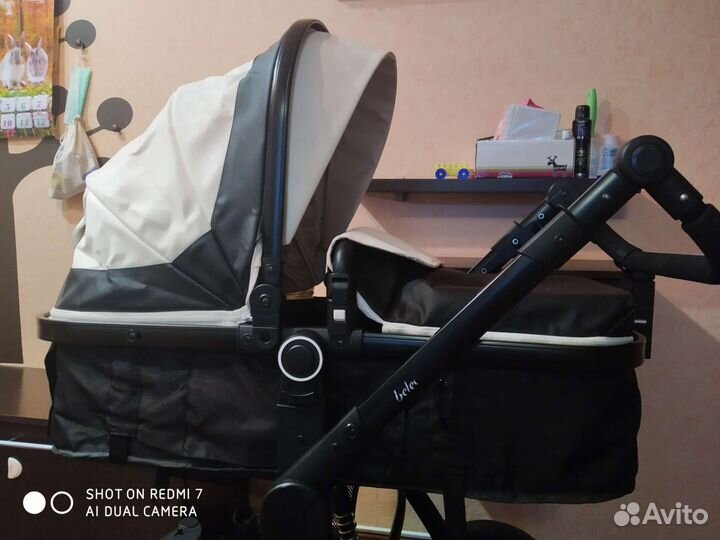 Коляска 2 в 1 эко кожа