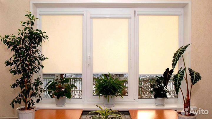 Рулонные шторые кассетные от производителя