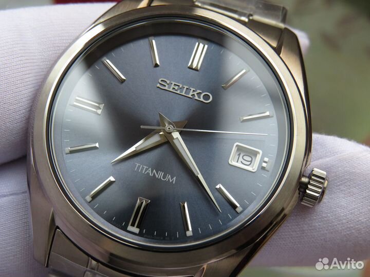 Титановые часы Seiko с Сапфировым стеклом Ocean