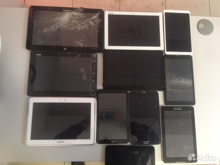 Планшеты бу на запчасти