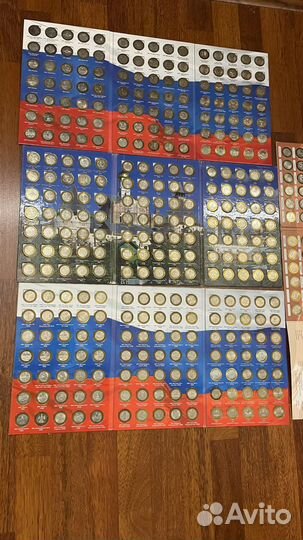 Коллекция биметаллических монет