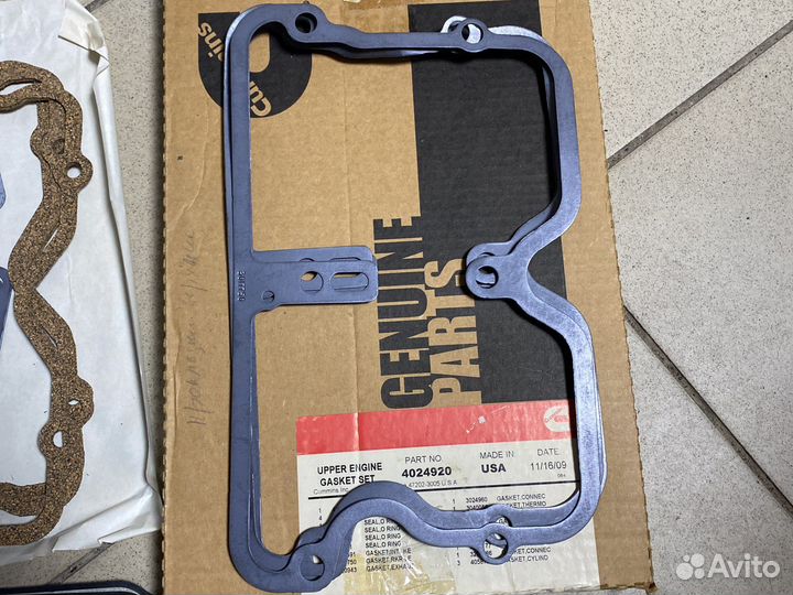 Прокладки верхние(к-т) Cummins N14 NTA-855