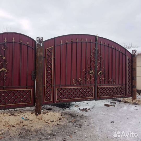 Кованые ворота, заборы, скамейки, ограды и многое