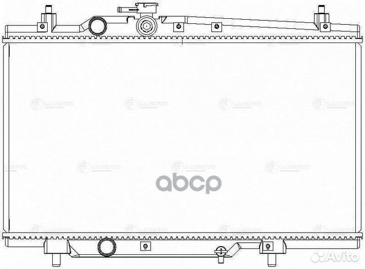 Радиатор охлаждения двигателя geely оtaka 07/MK