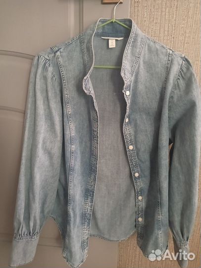 Рубашка джинсовая HM размер 44-46