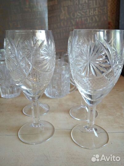 Фужеры хрустальные СССР