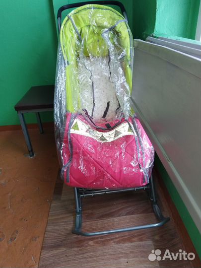 Детские санки коляска бу