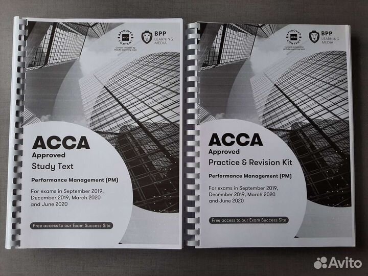 Учебники для подготовки к acca PM (F5) 2019-2020