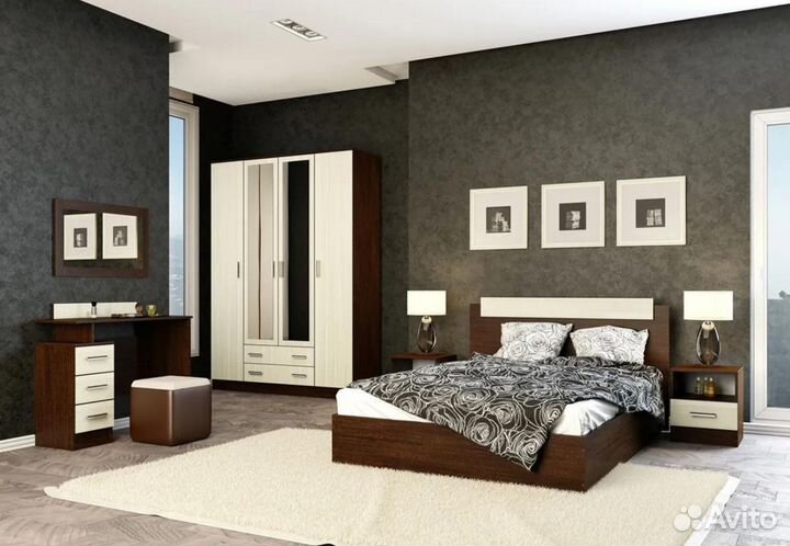 Тумба Прикроватная Эко Венге-Лоредо