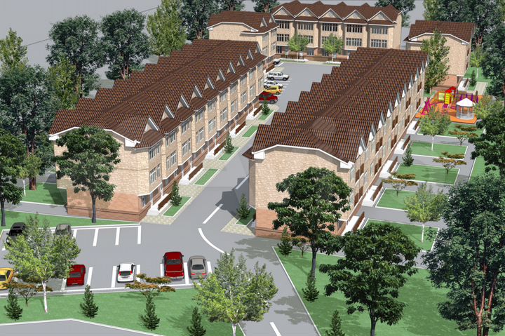 Таунхаус 200 м² на участке 4 сот.