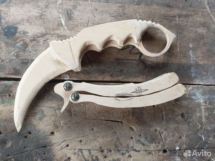 Ножи деревянные из CS:GO