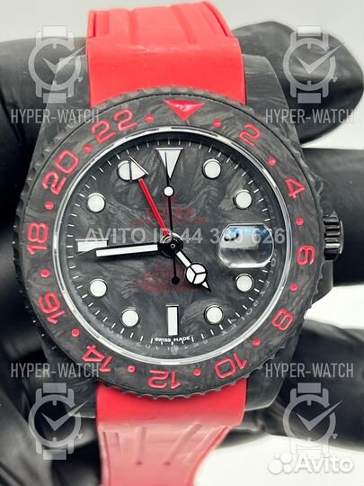 Часы Rolex GMT Master II 40mm Blaken Red