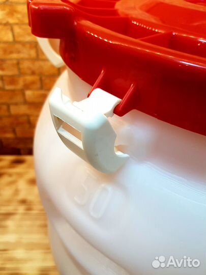 Бочка 50л герметичная с широкой горловиной