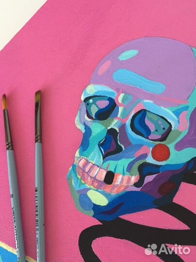 Картина акрилом