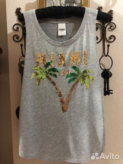 Майка pink victoria secret xs