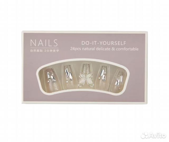 Накладные ногти с дизайном