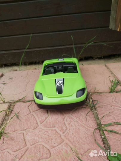 Машина кабриолет большой 40 см + обучающий плакат