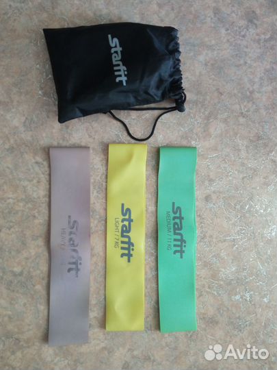 Фитнес резинки starfit 3 штуки