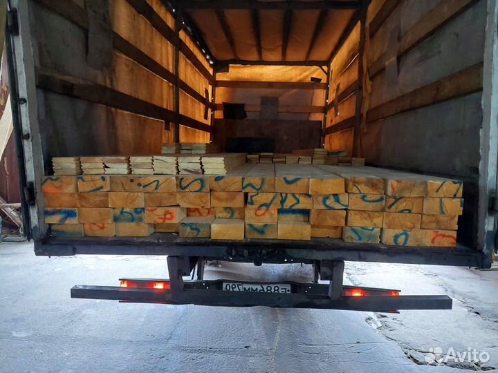 Брус нормальной влажности, 100х150мм, лиственница