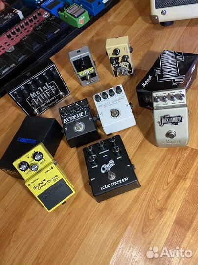 Перегруз, эмуляторы гитара и бас педали