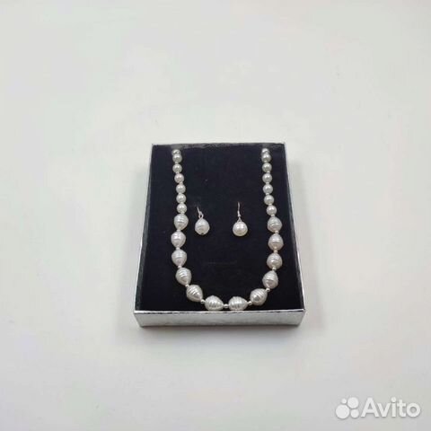 Подарочный набор ожерелье с серёжками для женщин