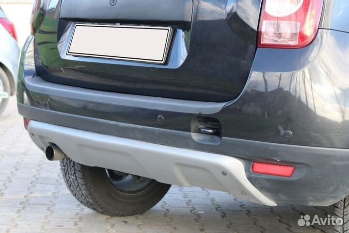 Накладка на задний бампер Renault Duster 2011-2018