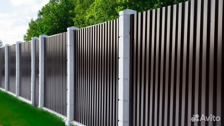 Заборы секционные под заказ 3 метра