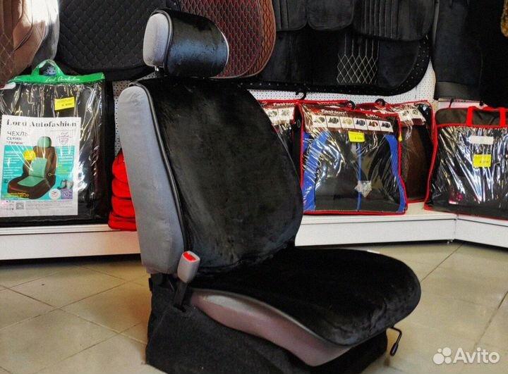 Меховые Накидки Чехлы на сиденья Opel Zafira B