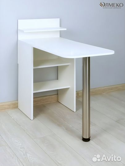 Новый Белый Маникюрный Стол 100x95x45см Складной