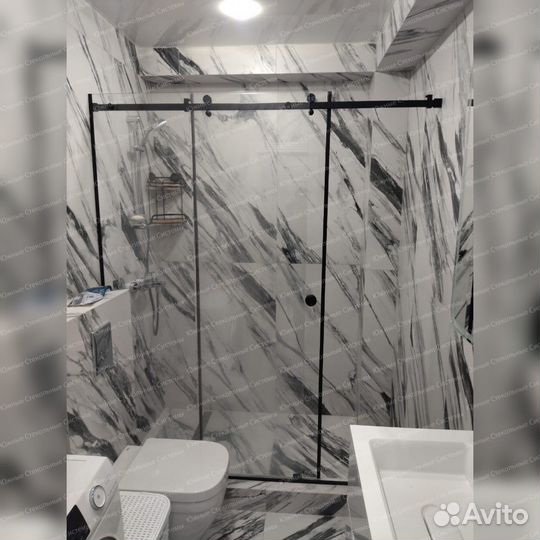 Душевая стеклянная перегородка