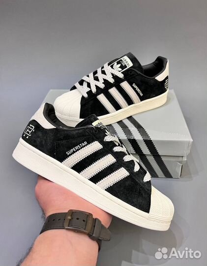 Кеды Adidas Superstar Rabbit Hole Black/White