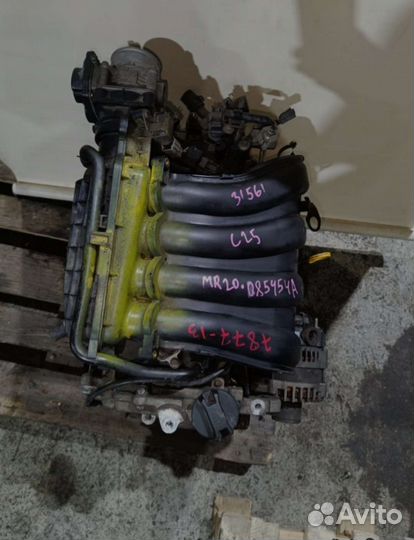 Двигатель Nissan qashqai J10 mr20de