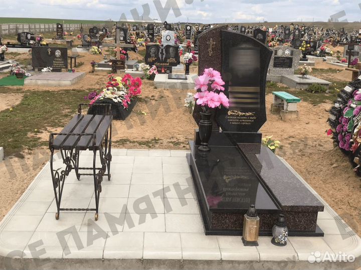 Памятники на могилу. Установка