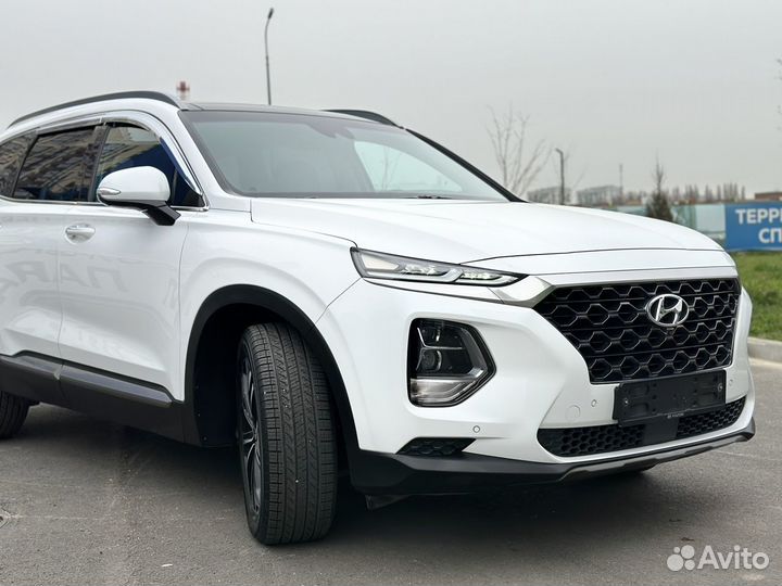 Hyundai Santa Fe 2.0 AT, 2018, 100 000 км