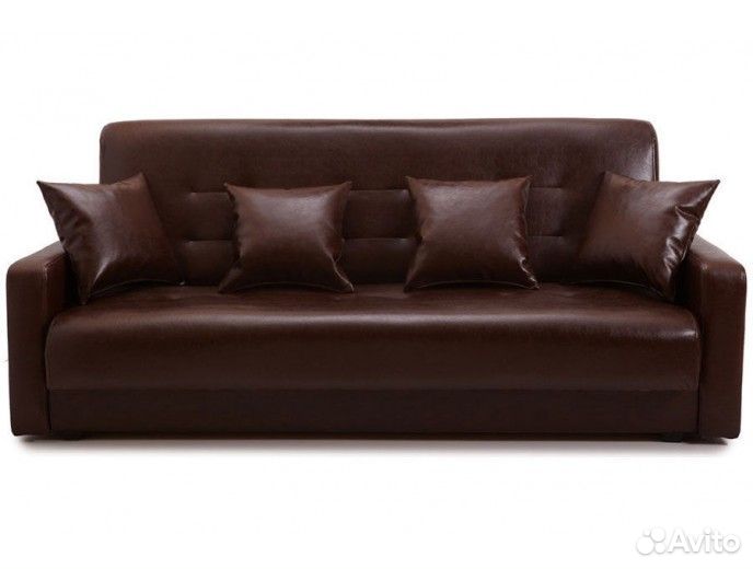 Диван книжка Аккорд 120 коричневый