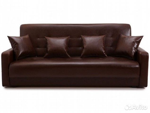 Диван книжка Аккорд 120 коричневый