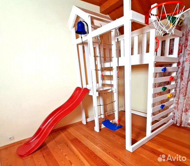 Детский игровой комплекс кровать без окраса